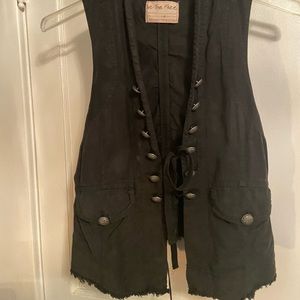 We the Free black vest, S. Worn once